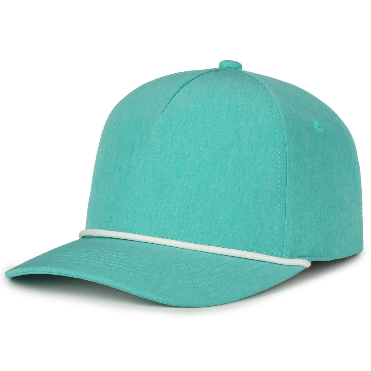 Oc Sports Oc550pf Performance 5-panel with Cord Cap - Heathered Teal White
