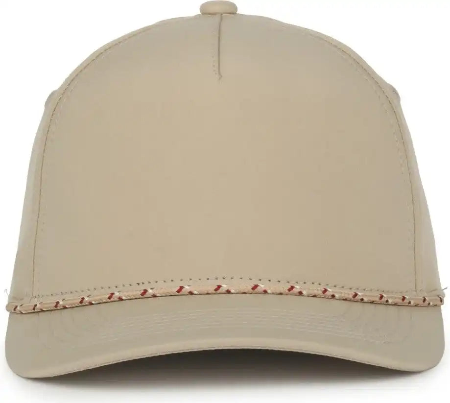 Oc Sports Oc550pf Performance 5-panel with Cord Cap - Khaki - Osfm