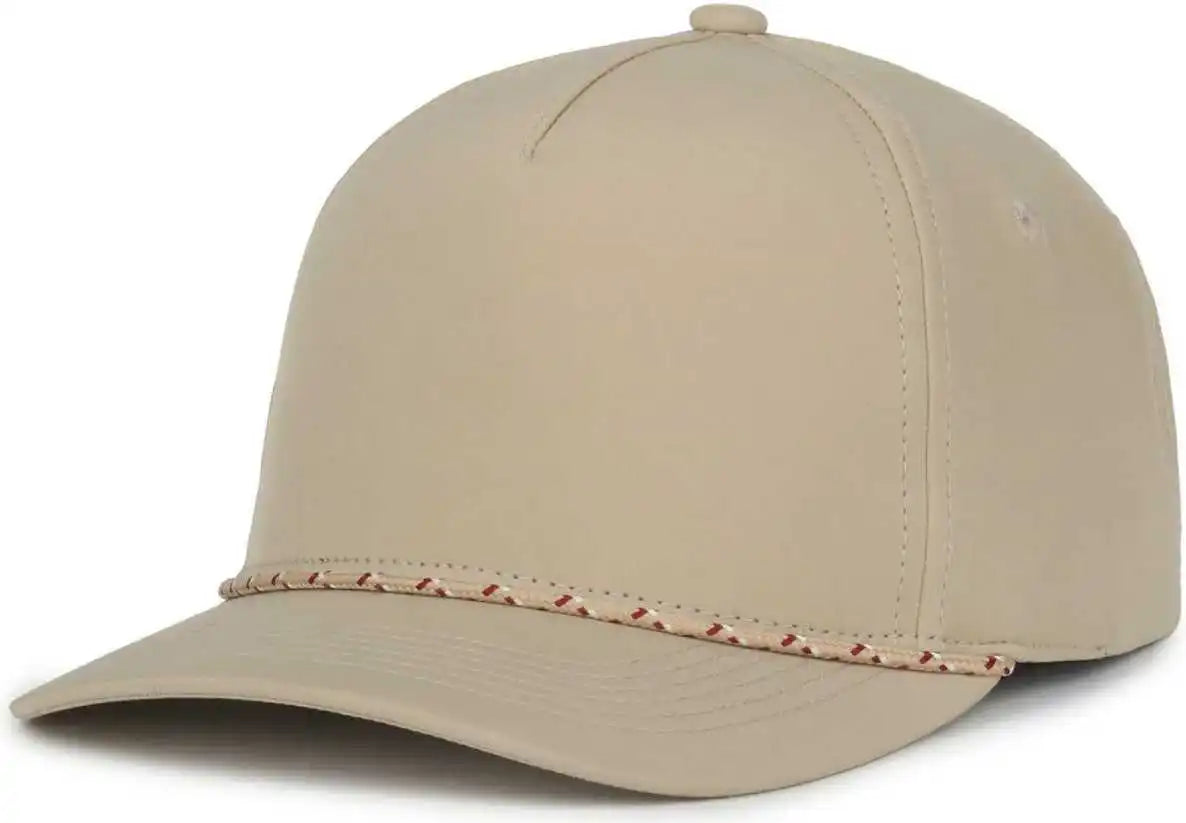 Oc Sports Oc550pf Performance 5-panel with Cord Cap - Khaki - Osfm