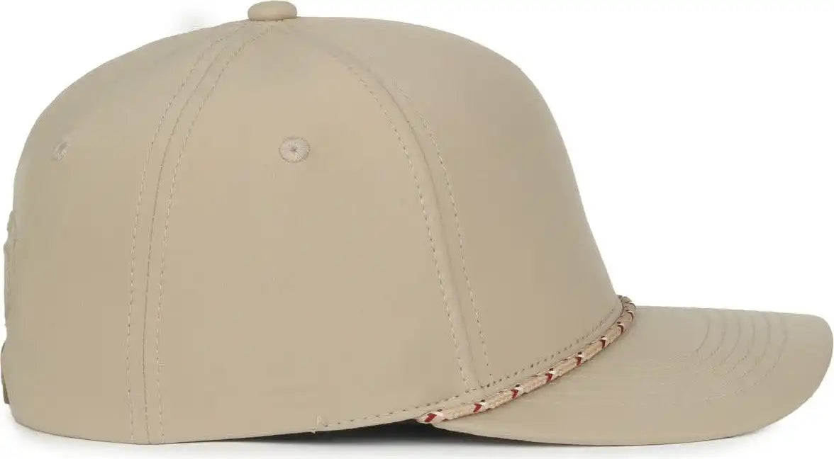 Oc Sports Oc550pf Performance 5-panel with Cord Cap - Khaki - Osfm