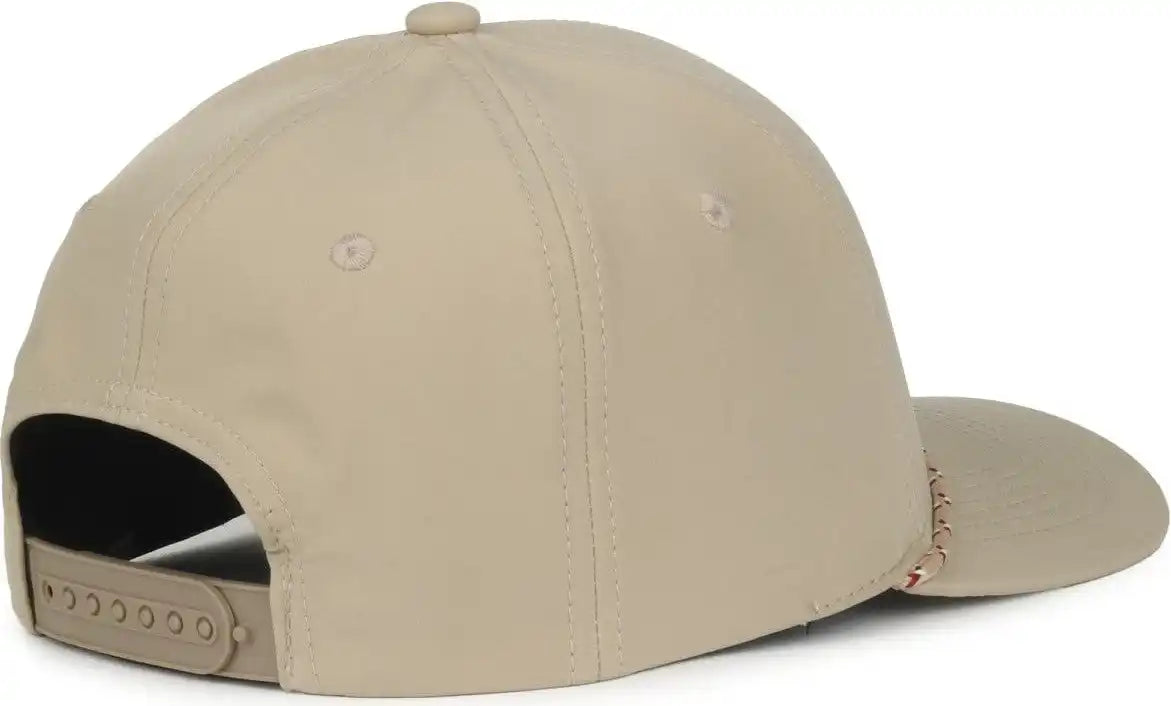 Oc Sports Oc550pf Performance 5-panel with Cord Cap - Khaki - Osfm