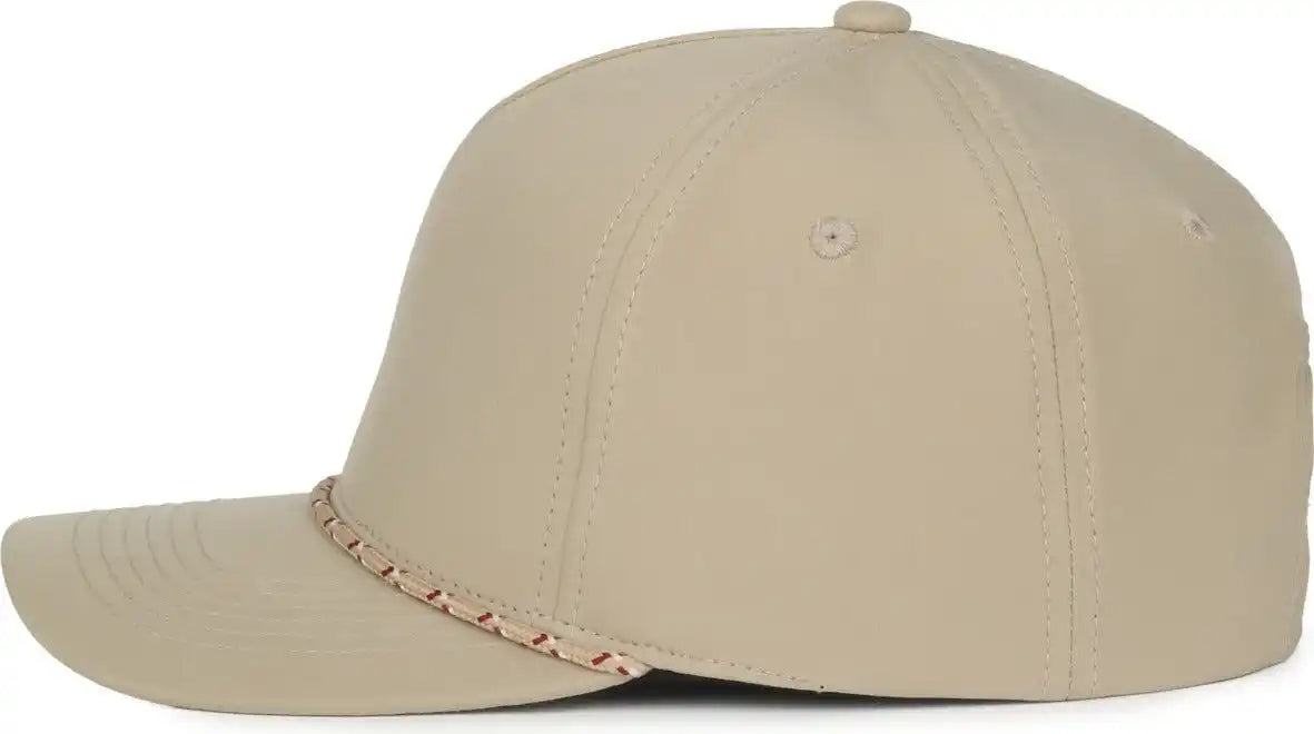 Oc Sports Oc550pf Performance 5-panel with Cord Cap - Khaki - Osfm