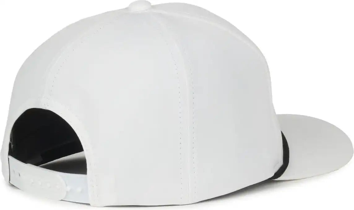 Oc Sports Oc550pf Performance 5-panel with Cord Cap - White Black - Osfm