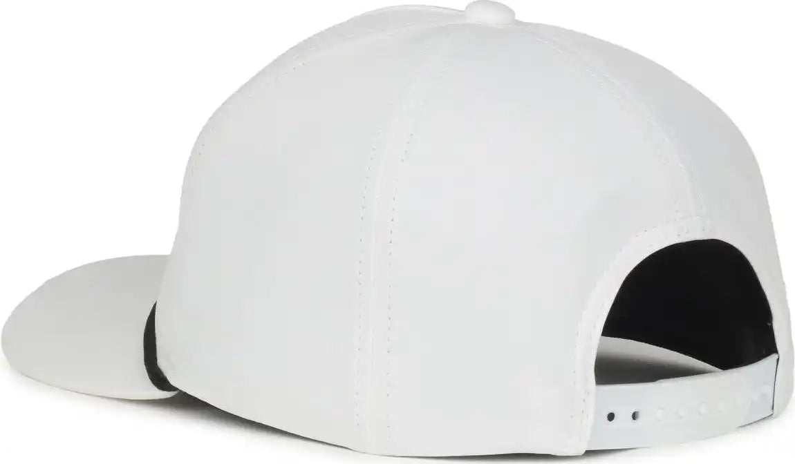 Oc Sports Oc550pf Performance 5-panel with Cord Cap - White Black - Osfm