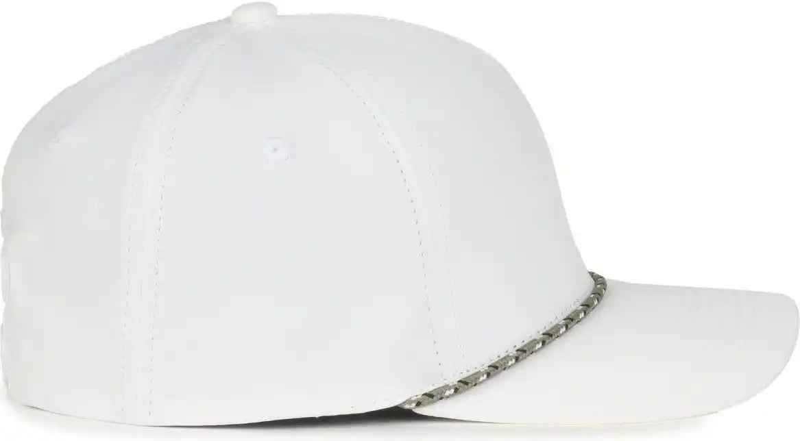 Oc Sports Oc550pf Performance 5-panel with Cord Cap - White - Osfm
