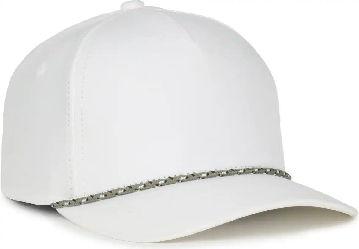 Oc Sports Oc550pf Performance 5-panel with Cord Cap - White - Osfm