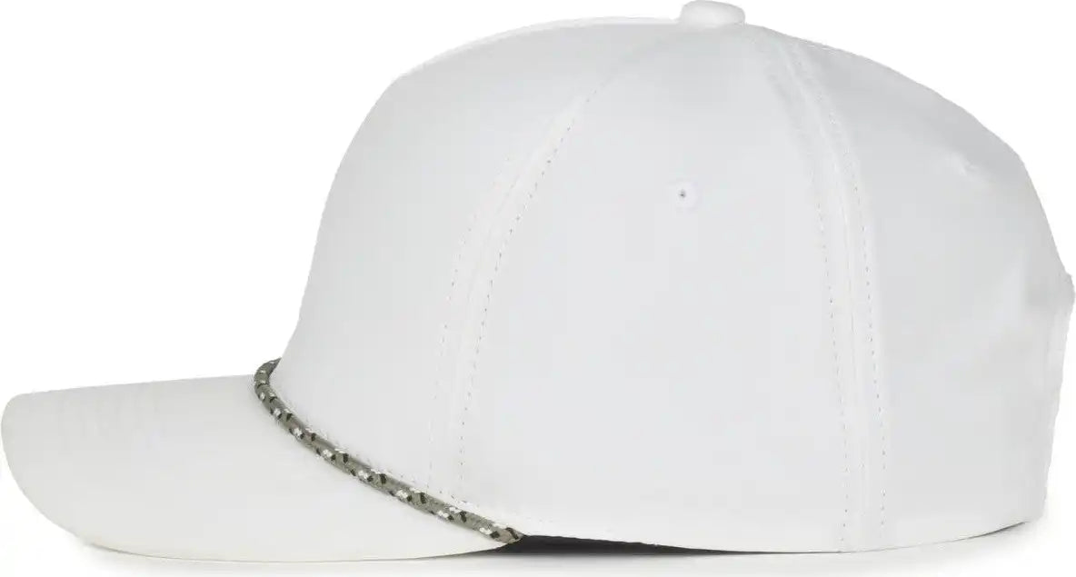Oc Sports Oc550pf Performance 5-panel with Cord Cap - White - Osfm