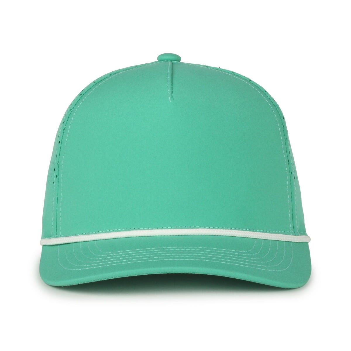 Oc Sports Oc551pf Perforated Performance 5-panel with Cord Cap - Seafoam White