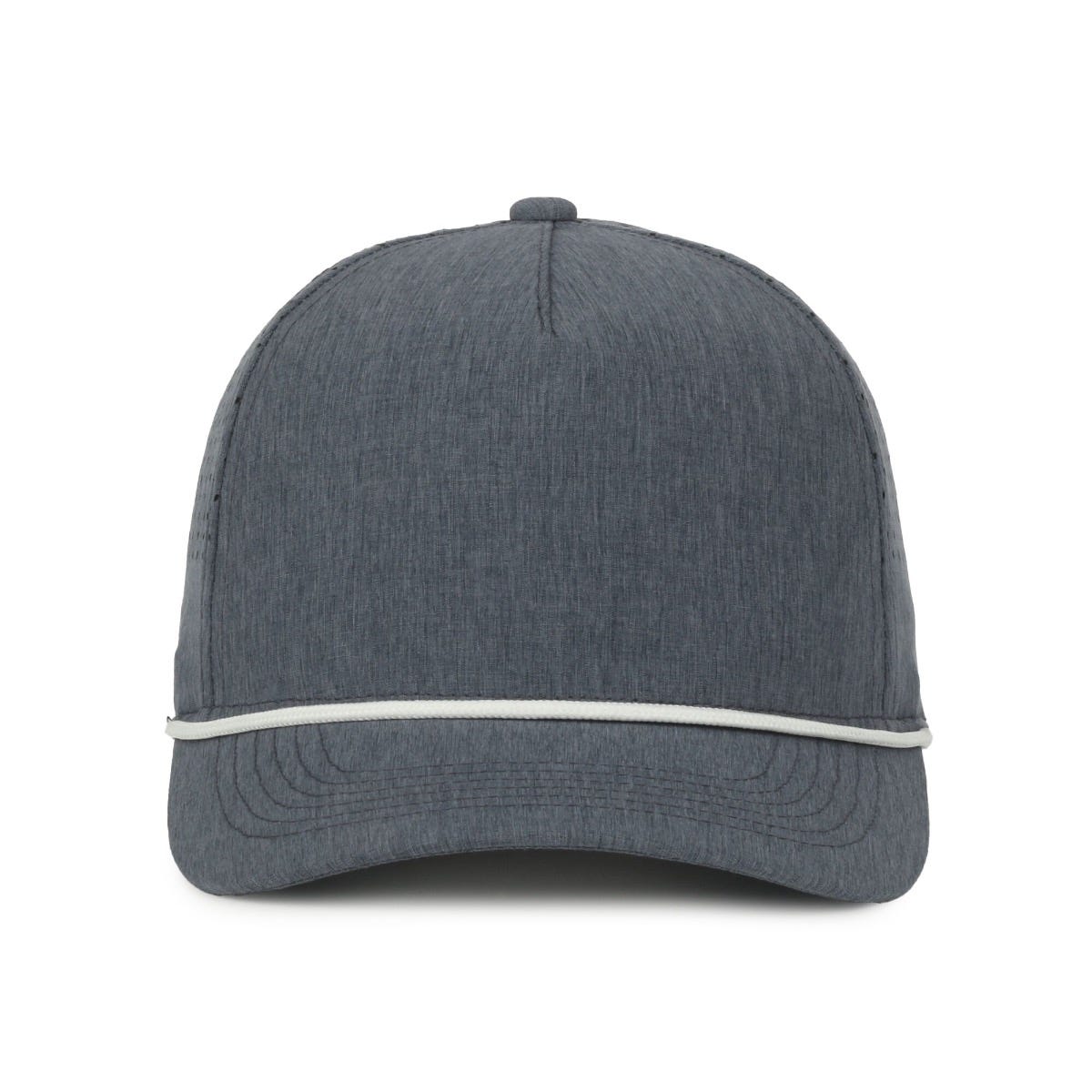 Oc Sports Oc551pf Perforated Performance 5-panel with Cord Cap - Heathered Slate White
