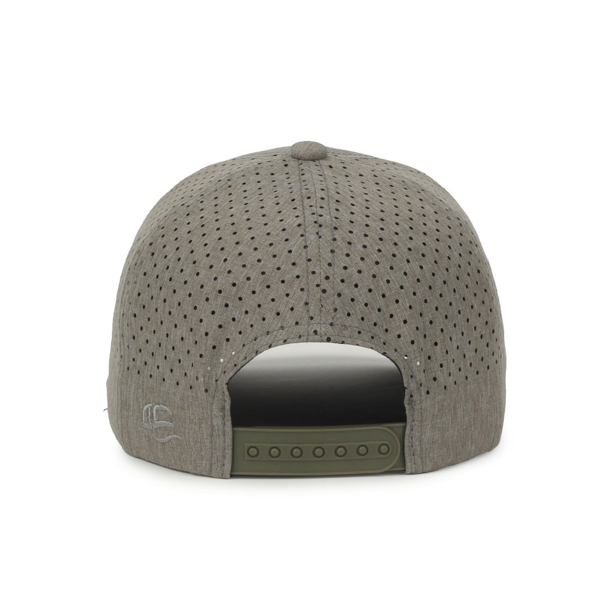 Oc Sports Oc551pf Perforated Performance 5-panel with Cord Cap - Heathered Smoke White