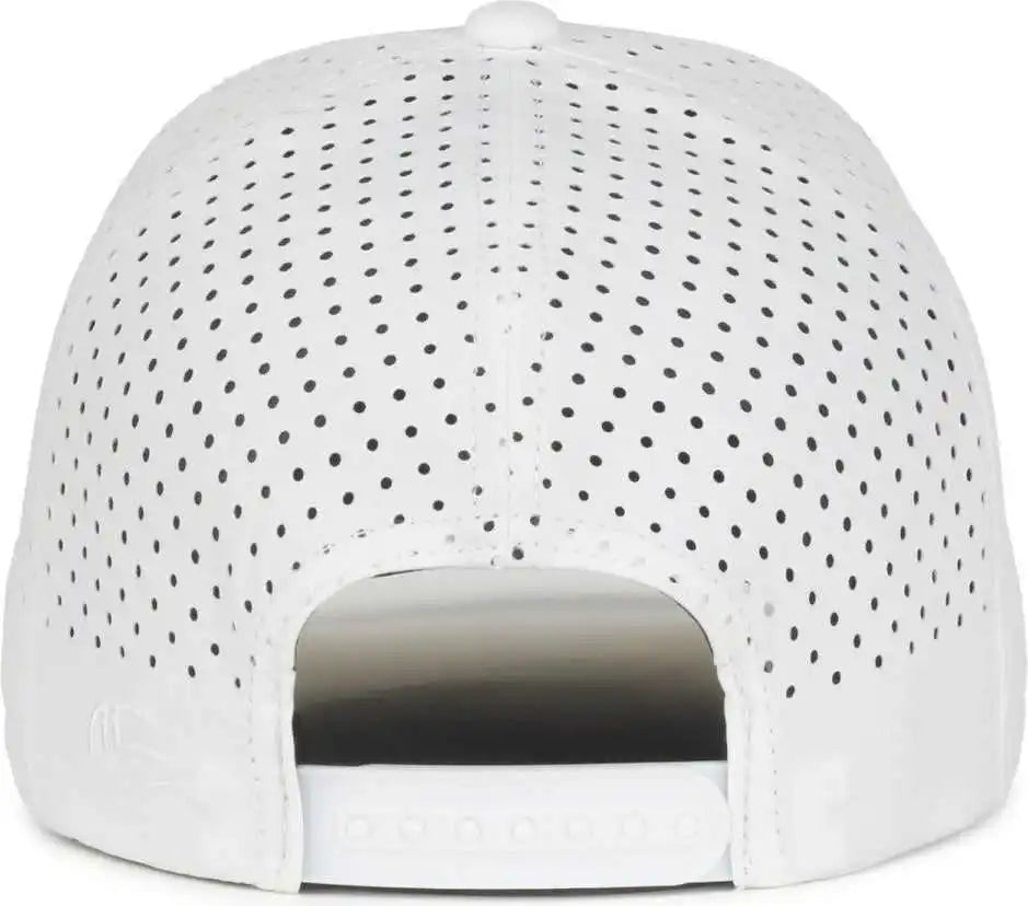 Oc Sports Oc551pf Perforated Performance 5-panel with Cord Cap - White - Osfm