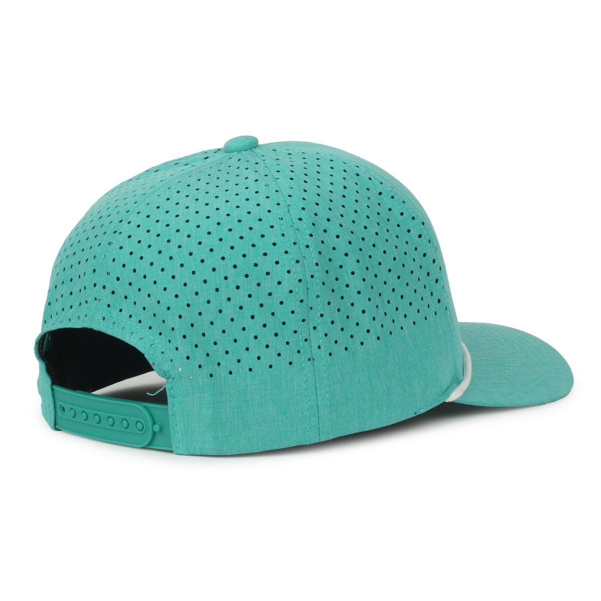 Oc Sports Oc551pf Perforated Performance 5-panel with Cord Cap - Heathered Teal White