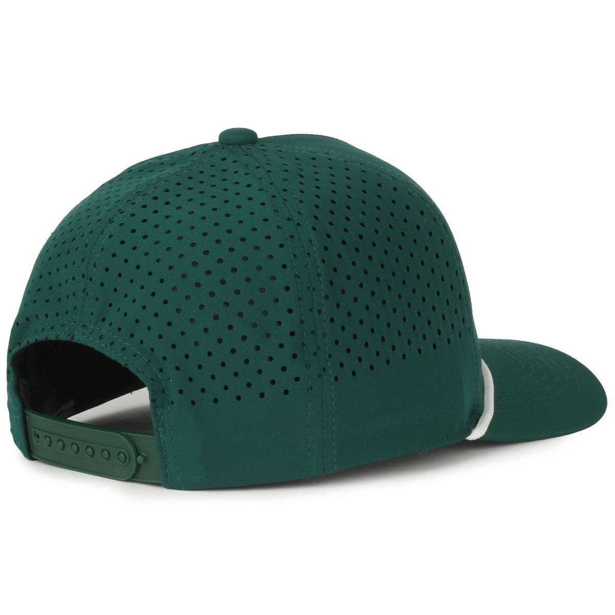 Oc Sports Oc551pf Perforated Performance 5-panel with Cord Cap - Dark Green White
