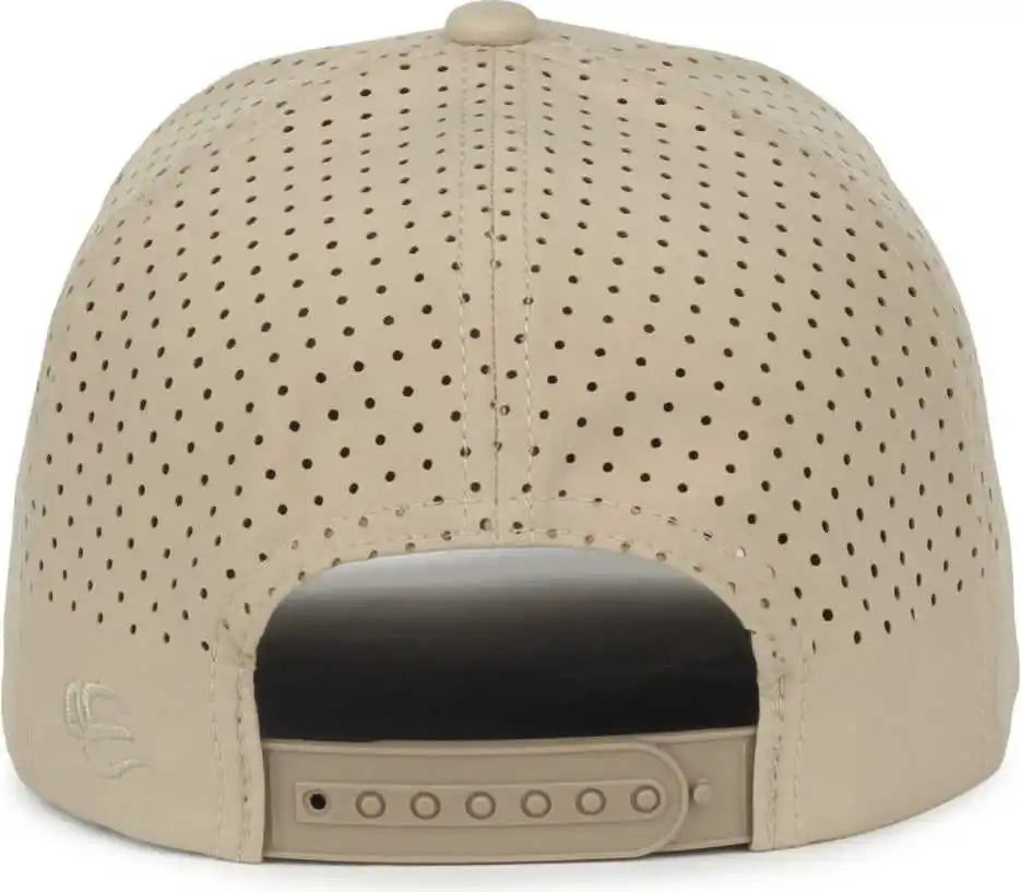 Oc Sports Oc551pf Perforated Performance 5-panel with Cord Cap - Khaki - Osfm