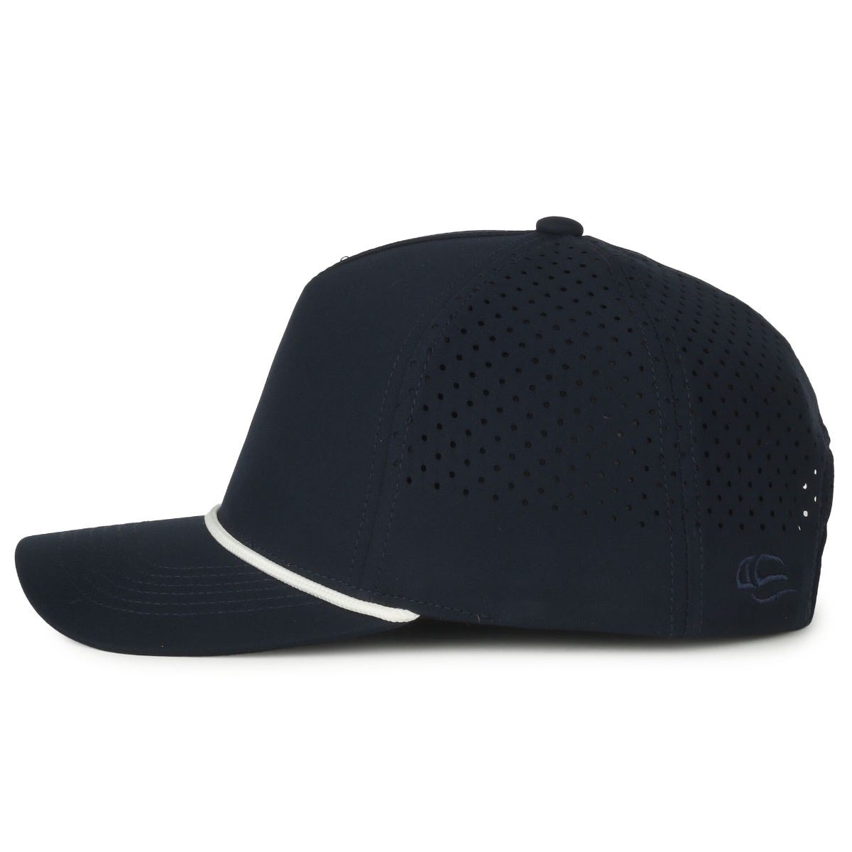 Oc Sports Oc551pf Perforated Performance 5-panel with Cord Cap - Navy White