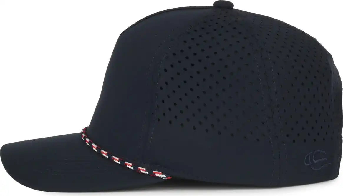 Oc Sports Oc551pf Perforated Performance 5-panel with Cord Cap - Navy - Osfm