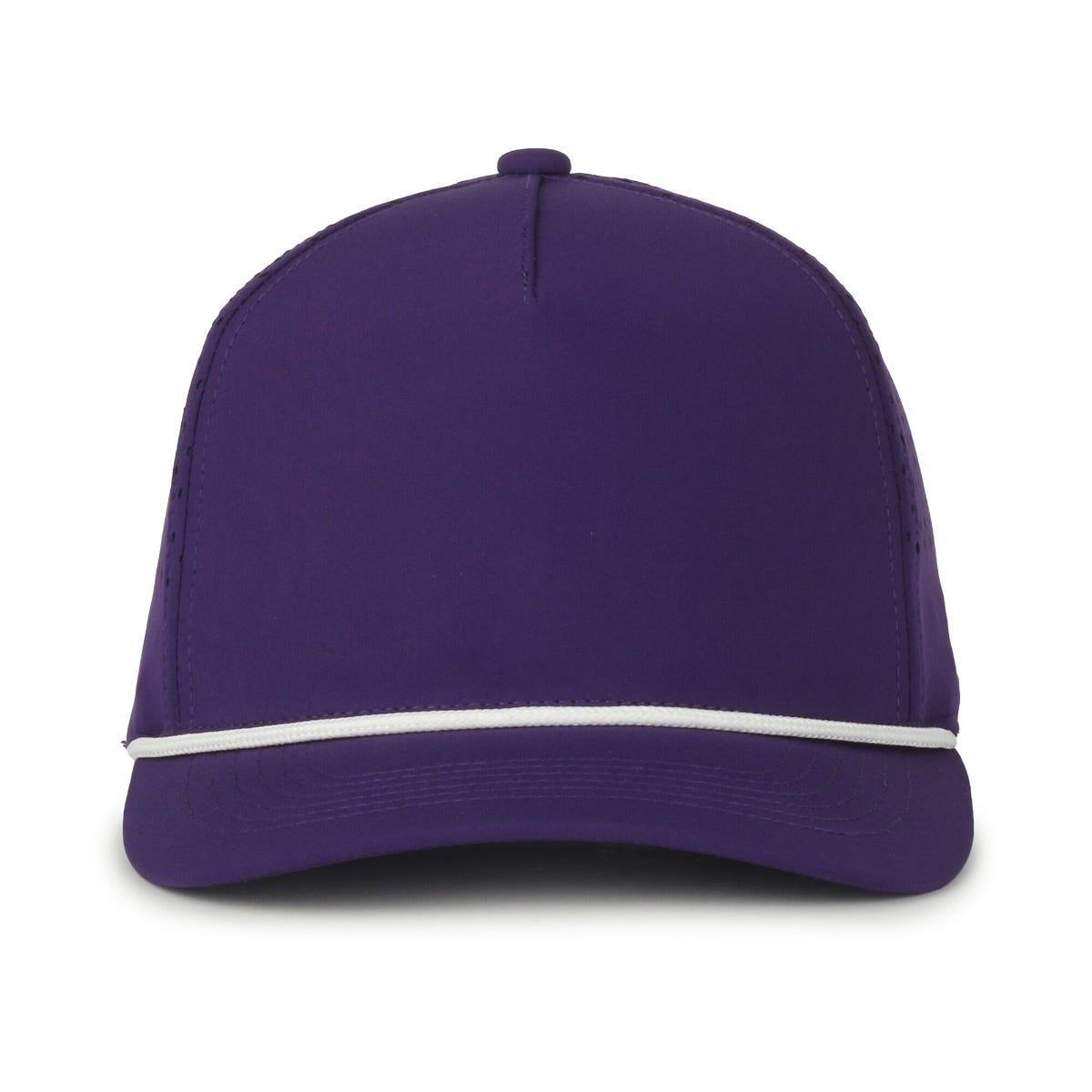 Oc Sports Oc551pf Perforated Performance 5-panel with Cord Cap - Purple White