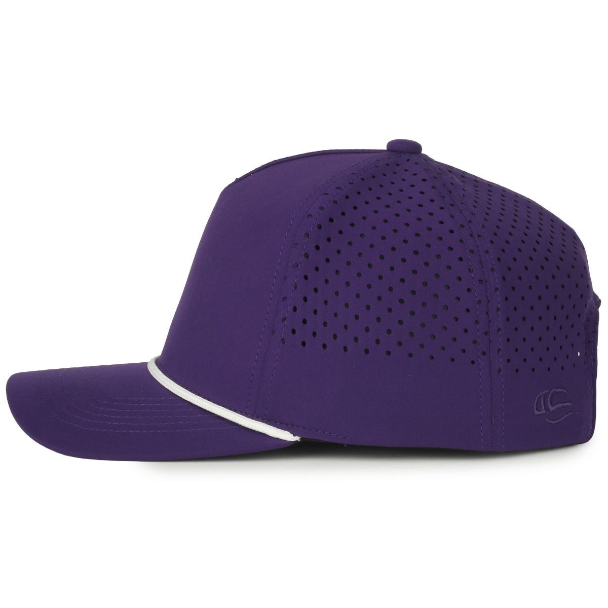 Oc Sports Oc551pf Perforated Performance 5-panel with Cord Cap - Purple White