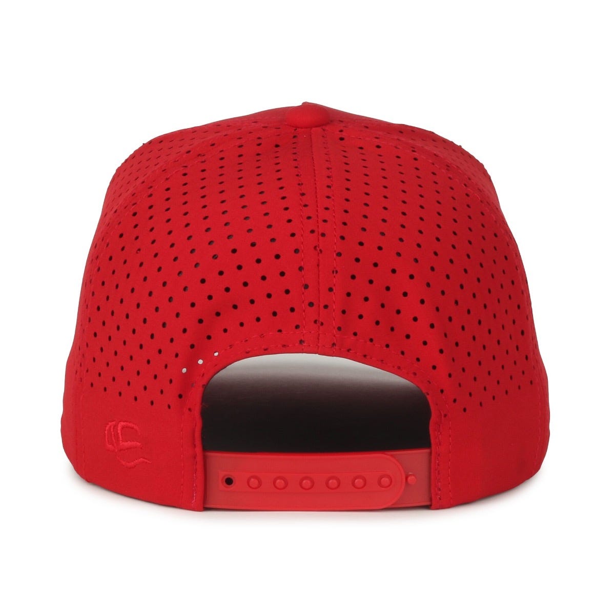 Oc Sports Oc551pf Perforated Performance 5-panel with Cord Cap - Red White