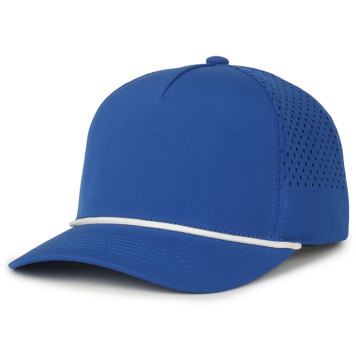 Oc Sports Oc551pf Perforated Performance 5-panel with Cord Cap - Royal White
