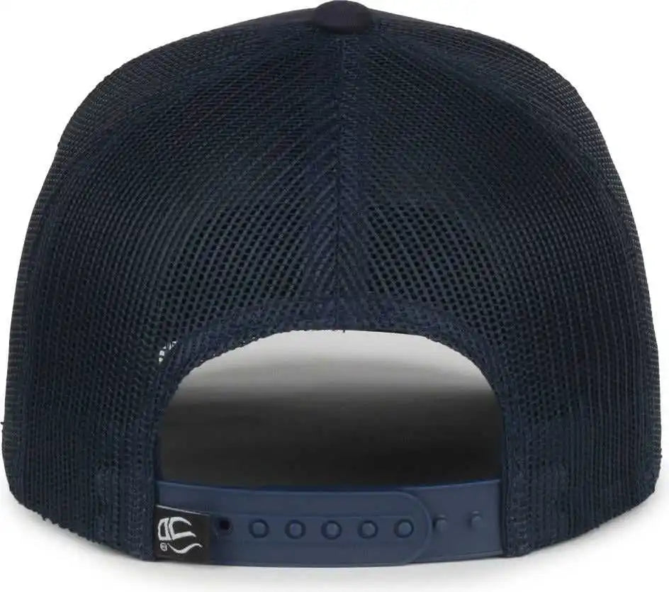 Oc Sports Oc555m 5-panel Mesh Back with Cord Cap - Navy - Osfm
