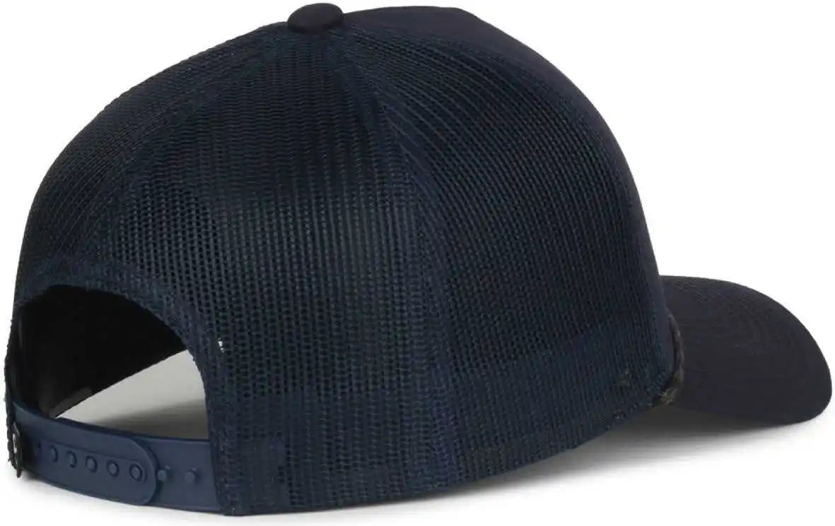 Oc Sports Oc555m 5-panel Mesh Back with Cord Cap - Navy - Osfm
