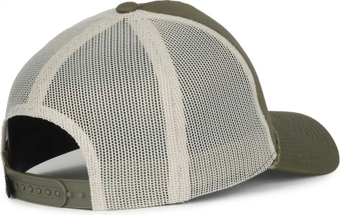 Oc Sports Oc555m 5-panel Mesh Back with Cord Cap - Olive Putty - Osfm