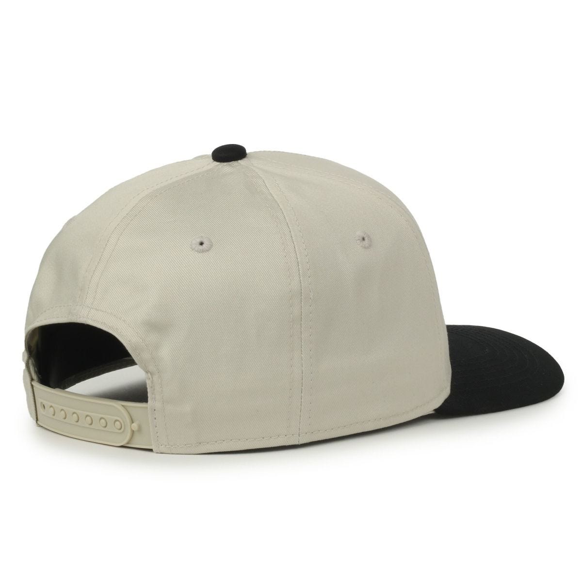 Oc Sports Oc560 Two-tone 5-panel Cap - Ivory Black