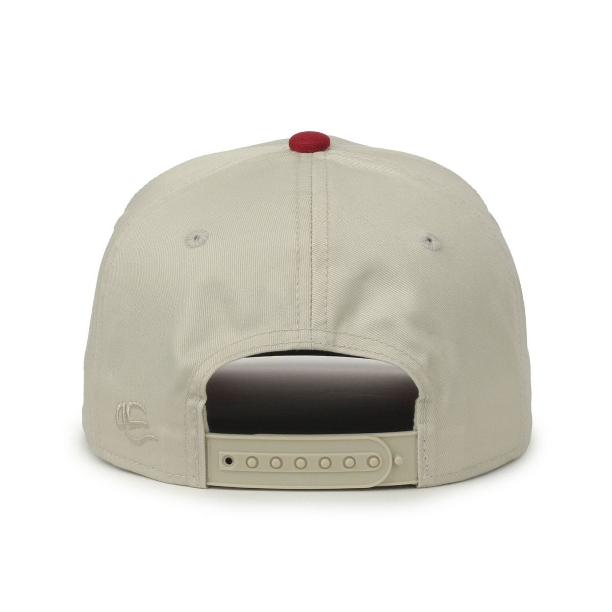 Oc Sports Oc560 Two-tone 5-panel Cap - Ivory Cardinal