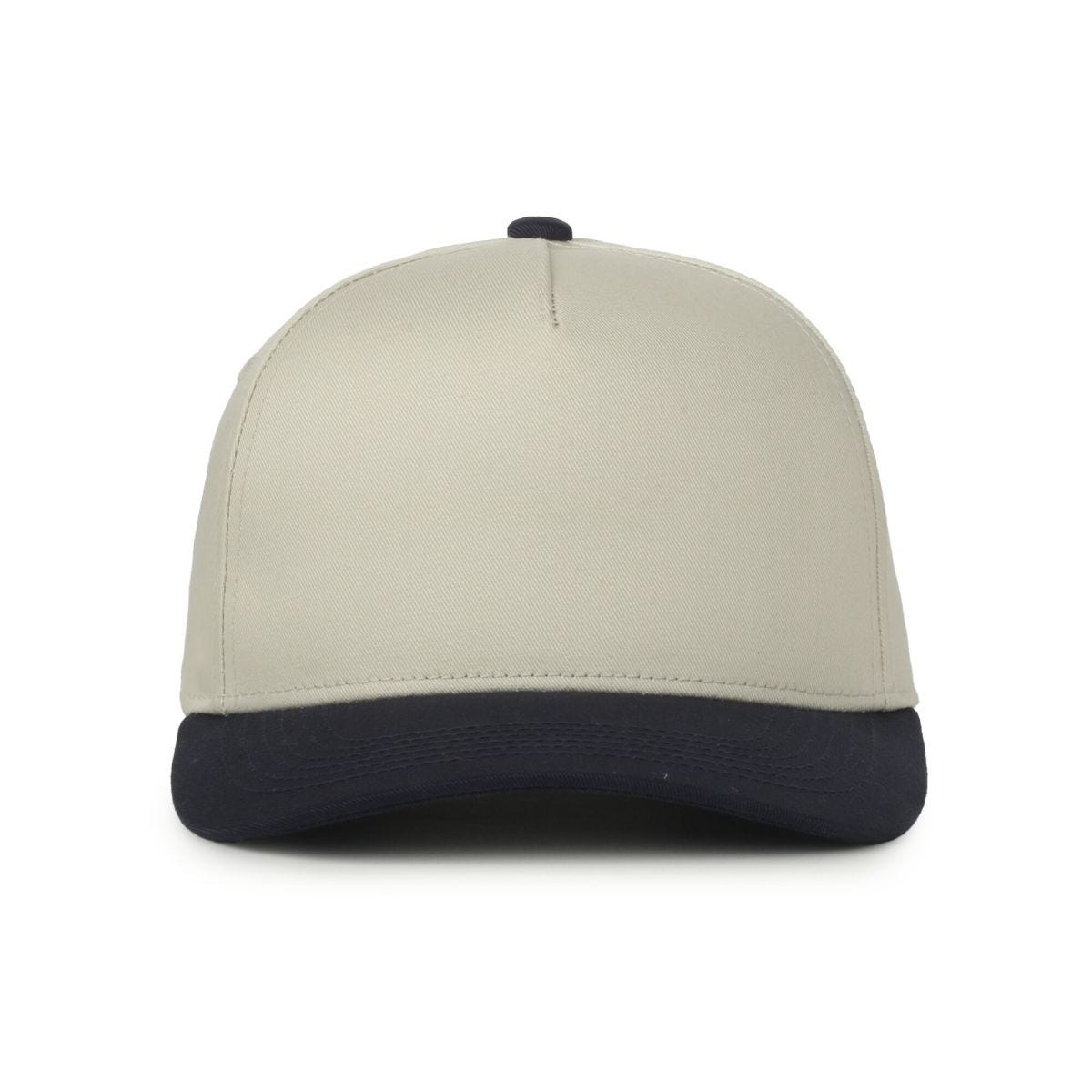 Oc Sports Oc560 Two-tone 5-panel Cap - Ivory Navy