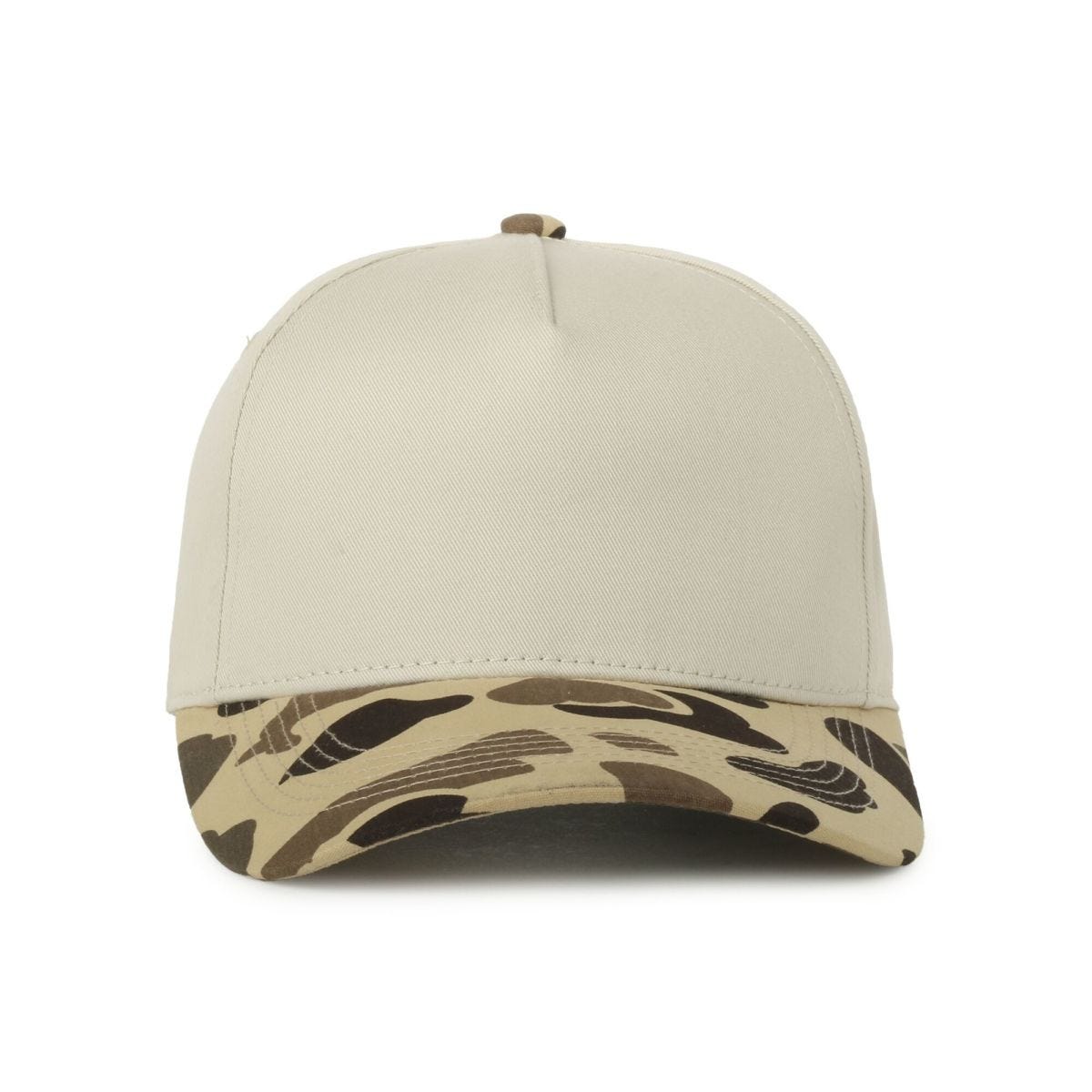 Oc Sports Oc560 Two-tone 5-panel Cap - Ivory Original Waterfowl