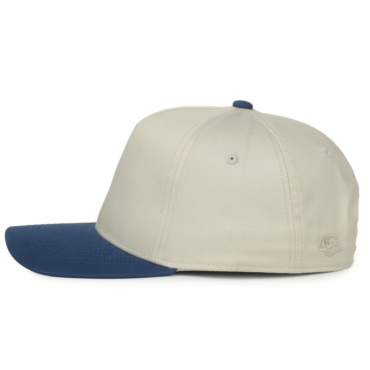 Oc Sports Oc560 Two-tone 5-panel Cap - Ivory Royal