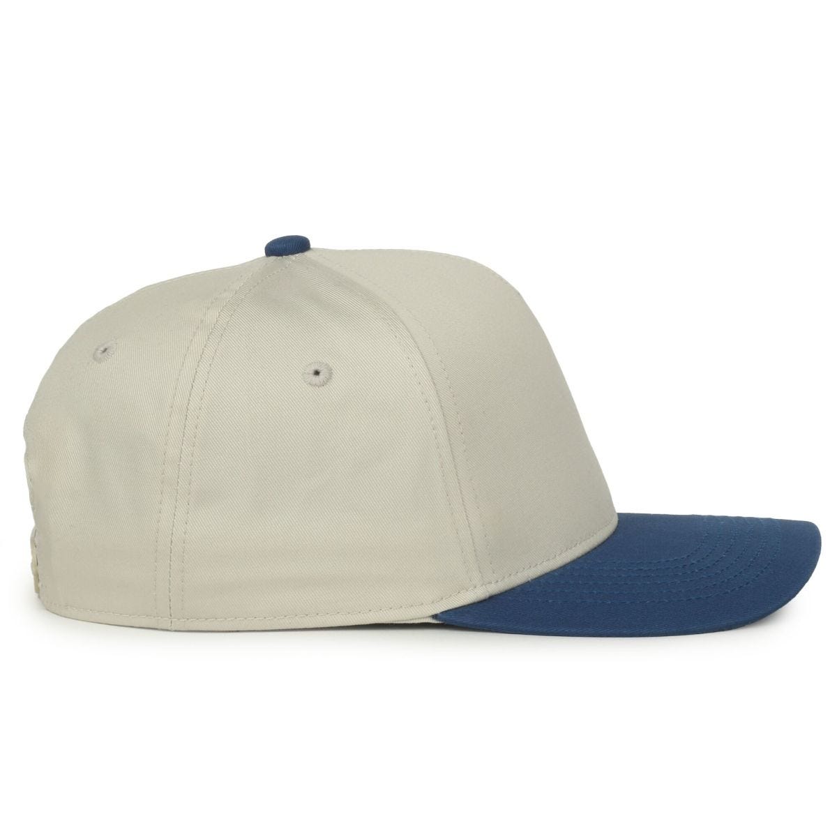 Oc Sports Oc560 Two-tone 5-panel Cap - Ivory Royal