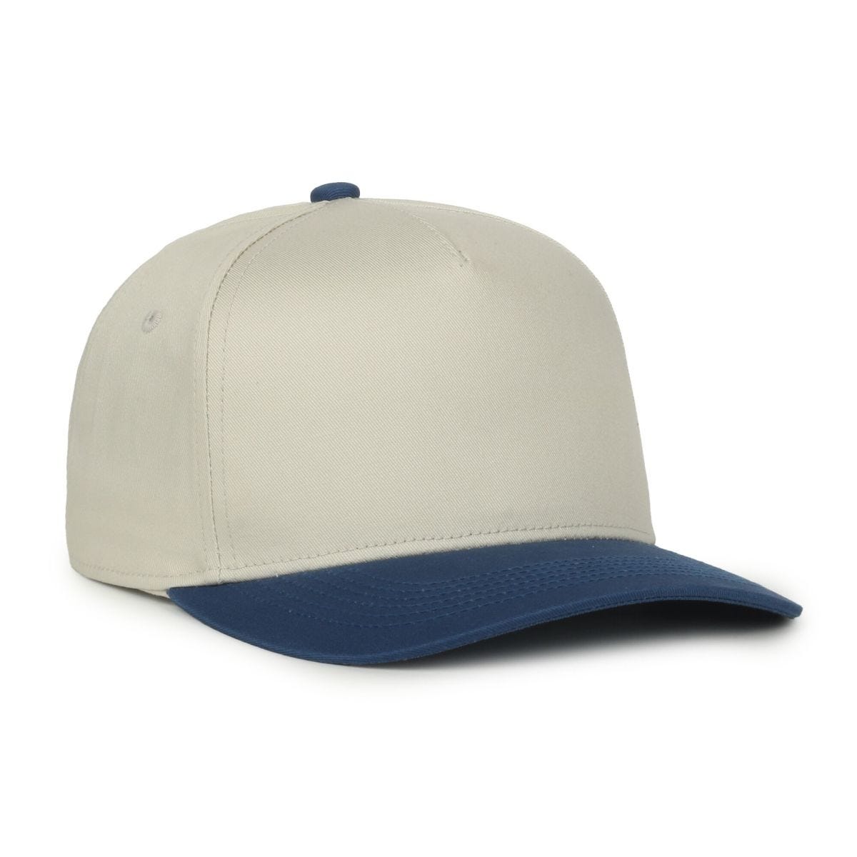 Oc Sports Oc560 Two-tone 5-panel Cap - Ivory Royal