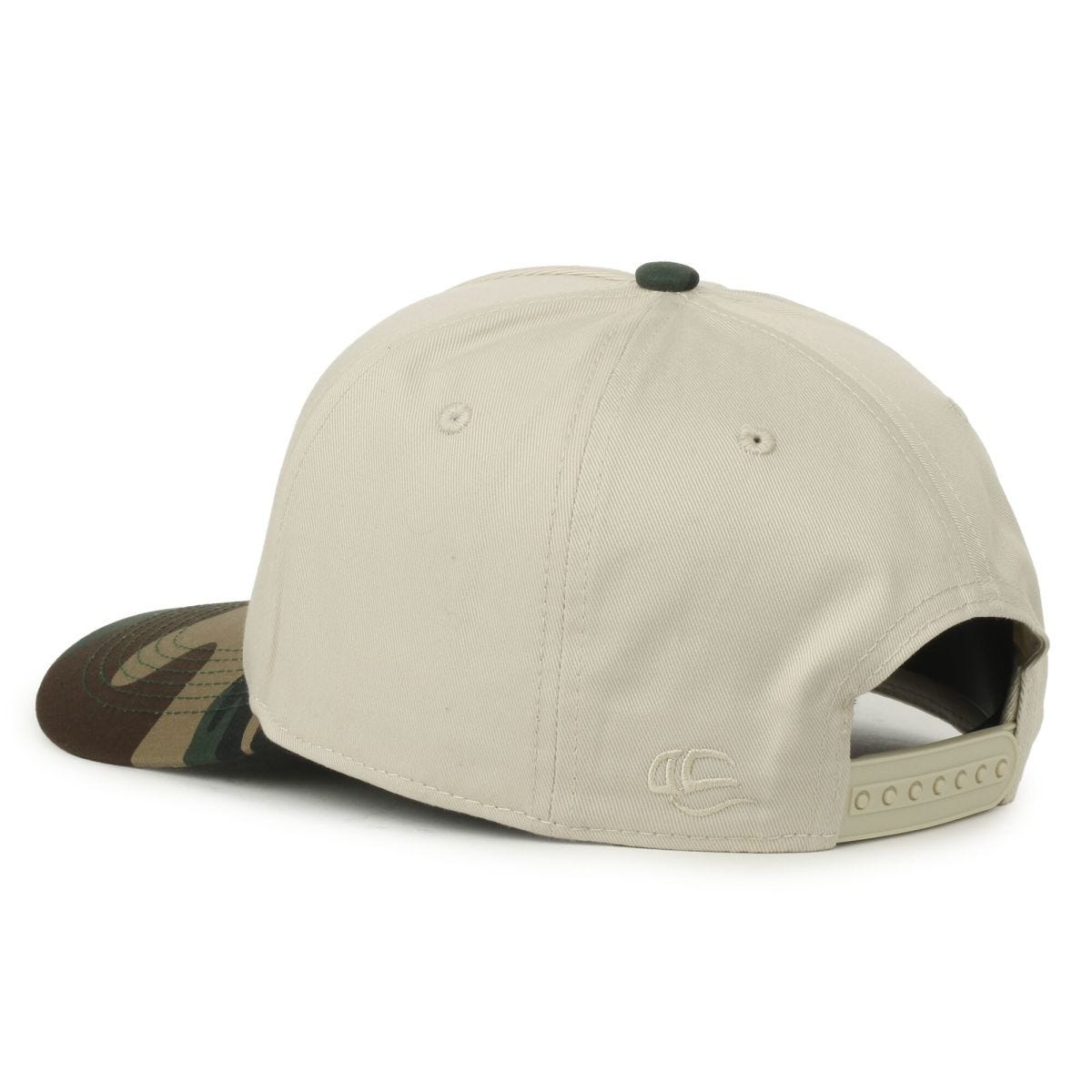 Oc Sports Oc560 Two-tone 5-panel Cap - Ivory Woodland