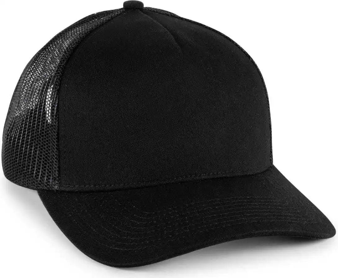 Oc Sports Oc571 Slight Pre-curved Visor with Mesh Back Cap - Black - 6 7/8’’ - 7 1/2’’