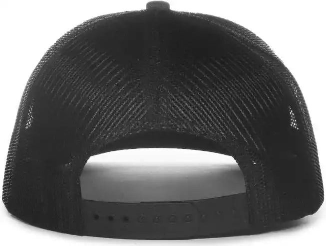 Oc Sports Oc571 Slight Pre-curved Visor with Mesh Back Cap - Ln Heathered Charcoal Black - Dark Gray / 6 7/8’’ - 7 1/2’’