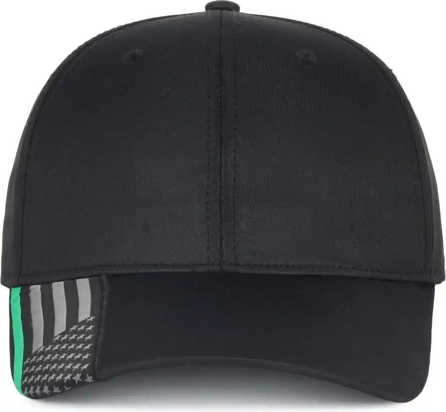 Oc Sports Oc601 Performance Service Flag Insert Cap - Black Mlty2 - Osfm