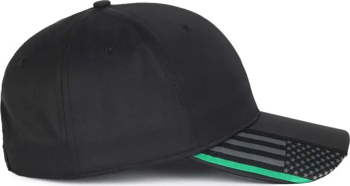 Oc Sports Oc601 Performance Service Flag Insert Cap - Black Mlty2 - Osfm