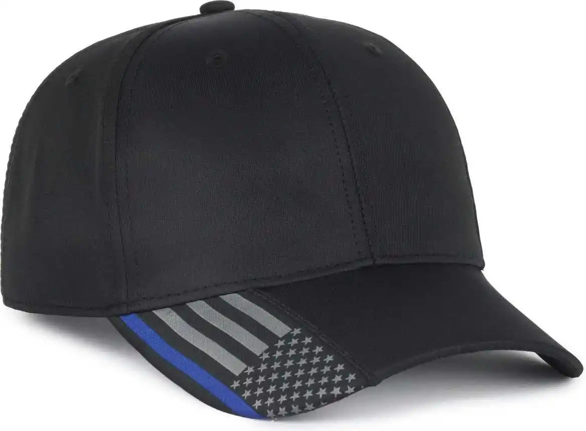 Oc Sports Oc601 Performance Service Flag Insert Cap - Black Polc2 - Osfm
