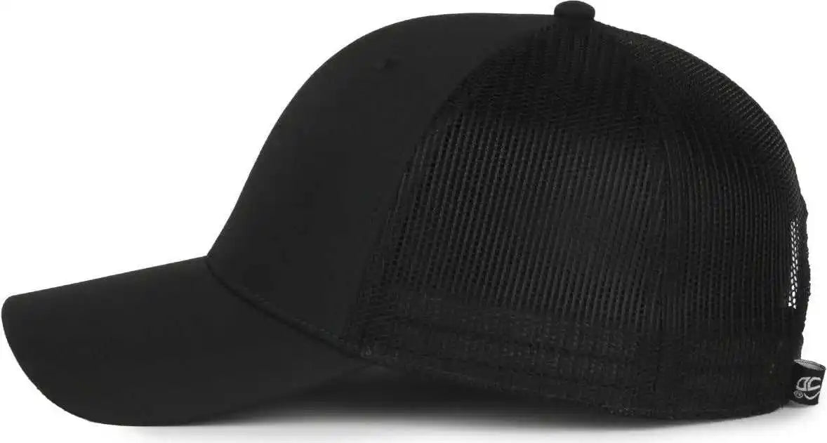Oc Sports Oc601m Performance Service Flag Insert Mesh Back Cap - Black Fire - Osfm