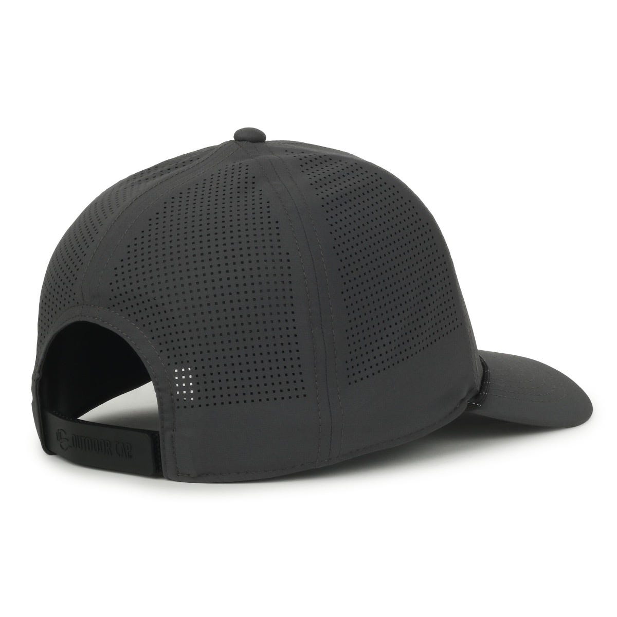 Oc Sports Oc660 Perforated Performance Cord Cap - Dark Grey Black