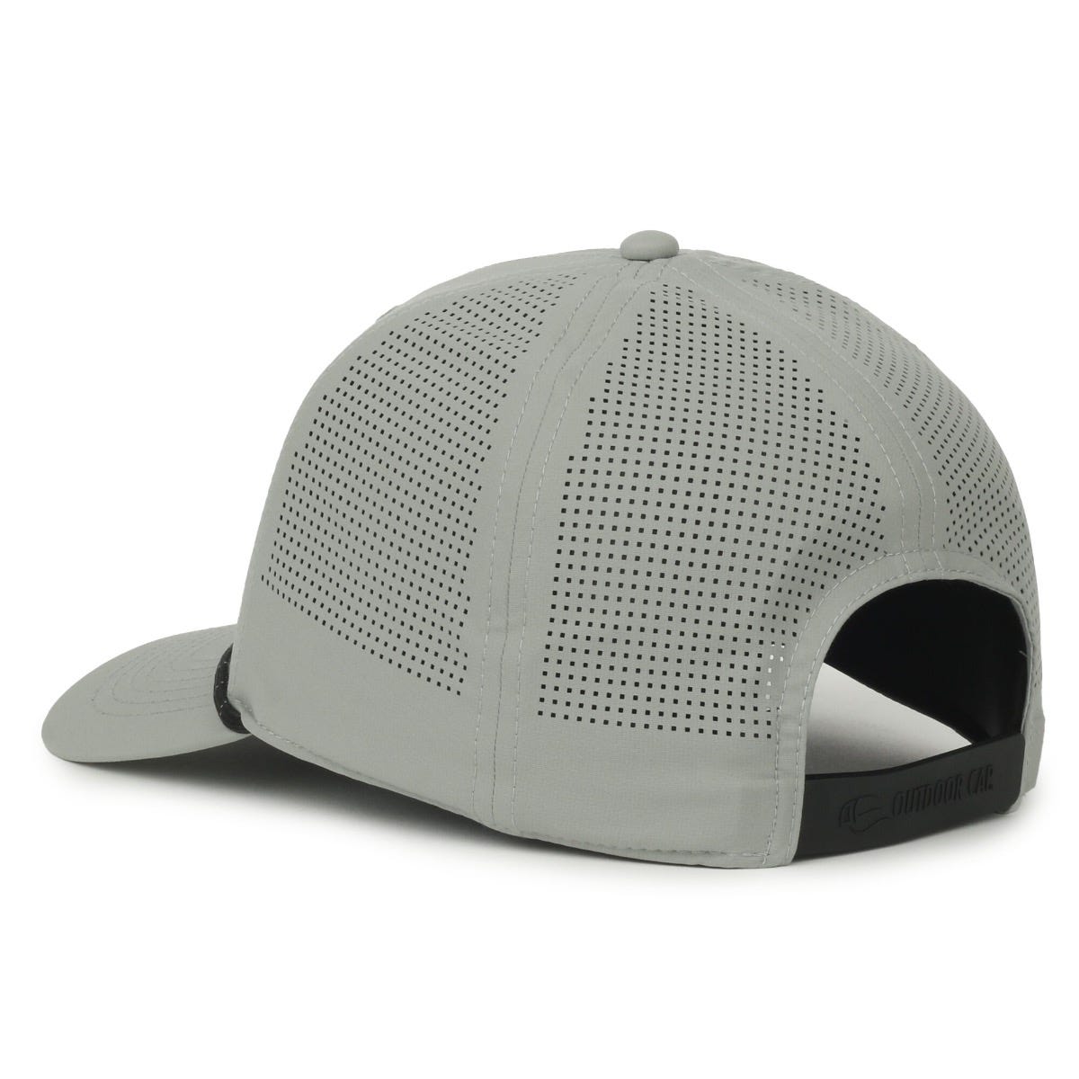 Oc Sports Oc660 Perforated Performance Cord Cap - Light Grey Black