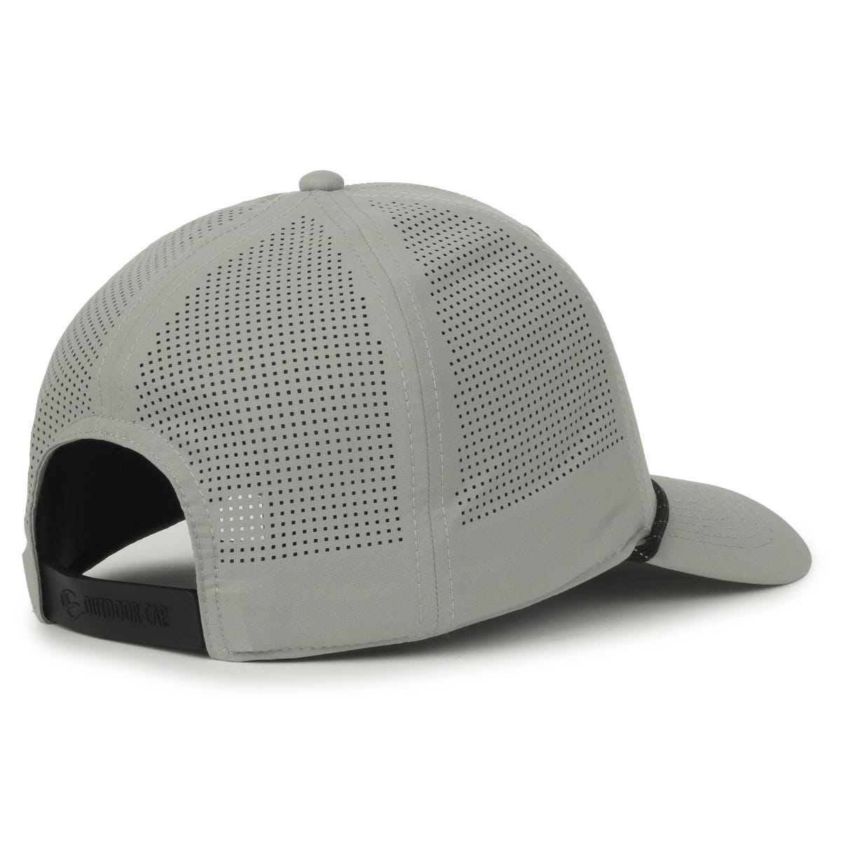 Oc Sports Oc660 Perforated Performance Cord Cap - Light Grey Black
