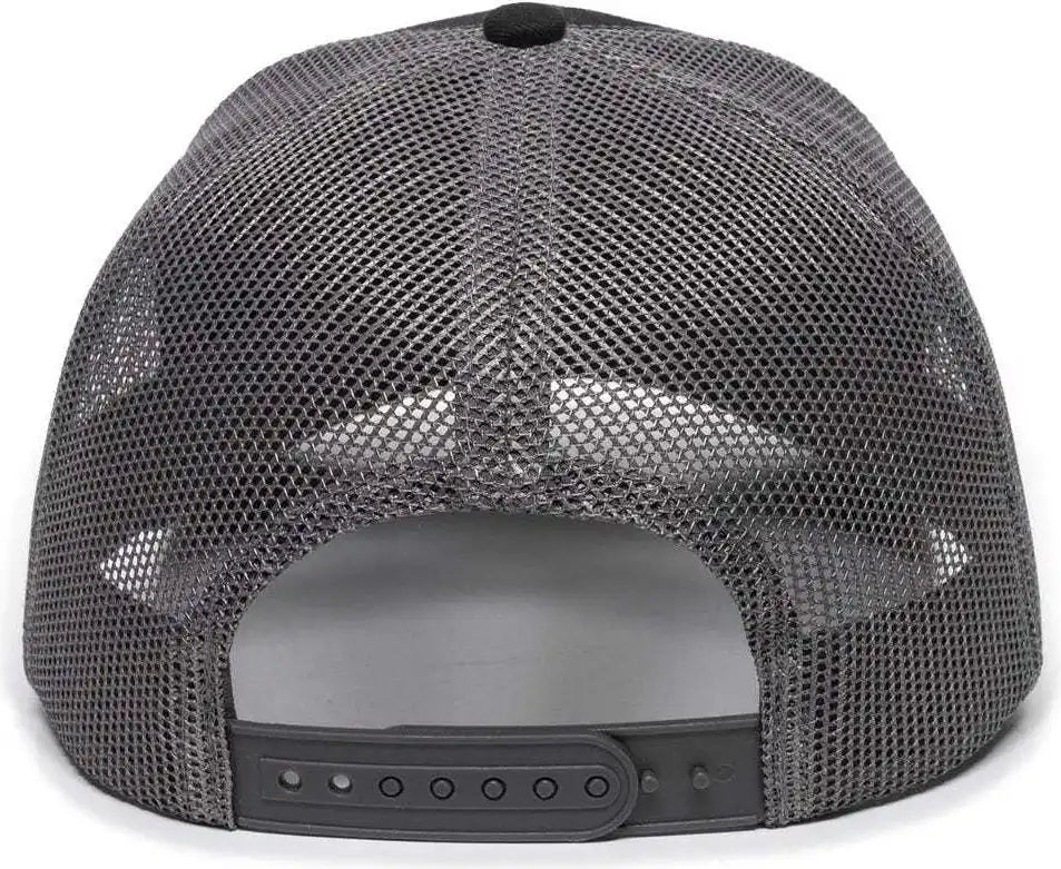 Oc Sports Oc771 Adjustable Mesh Back Cap - Black Charcoal