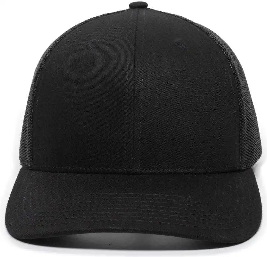 Oc Sports Oc771 Adjustable Mesh Back Cap - Black