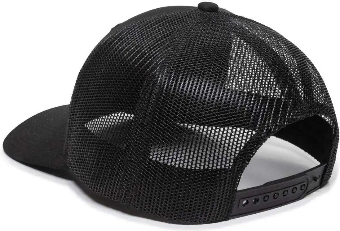 Oc Sports Oc771 Adjustable Mesh Back Cap - Black