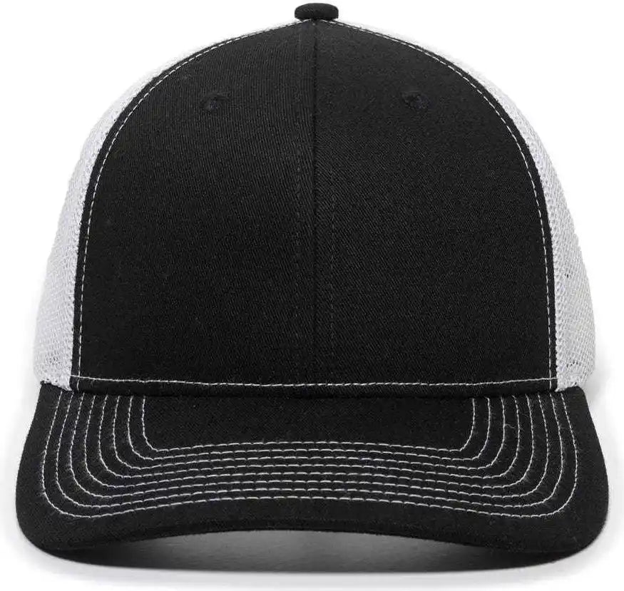 Oc Sports Oc771 Adjustable Mesh Back Cap - Black White