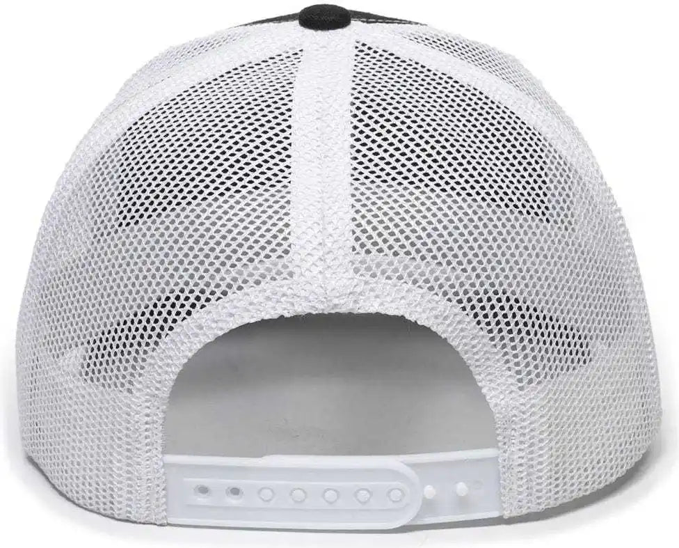 Oc Sports Oc771 Adjustable Mesh Back Cap - Black White