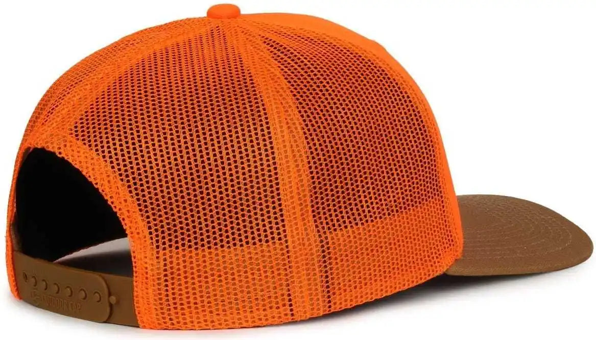 Oc Sports Oc771 Adjustable Mesh Back Cap Blaze Old Gold / 6 7/8’’ 7 1/2’’